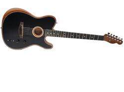 FENDER ACOUSTASONIC PLAYER TELECASTER ACOUSTIC-ELECTRIC GUITAR BRUSHED BLACK