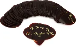 FENDER 358 SHAPE CLASSIC CELLULOID PICKS 72-PACK - THIN (5-PACK) BUNDLE