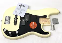FENDER SQUIER AFFINITY FULLY LOADED PJ BASS BODY OLYMPIC WHITE P PRECISION