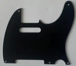 FOR FIT FENDER TELECASTER  VINTAGE 5-HOLE STYLE GUITAR PICKGUARD 3 PLY BLACK