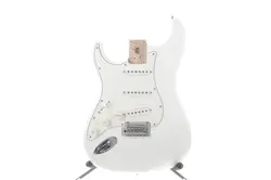 FENDER LEFT HANDED STRATOCASTER BODY PLAYER SERIES POLAR WHITE FULLY LOADED