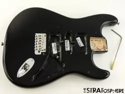 FENDER AMERICAN PROFESSIONAL II STRAT BODY & HARDWARE, ALDER, BLACK