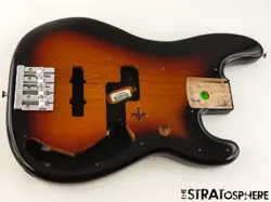 FENDER PLAYER PLUS ACTIVE PRECISION P BASS BODY + HARDWARE 3TS