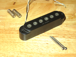 G&L 1983 USA BLACK MFD SINGLE COIL BRIDGE PICKUP