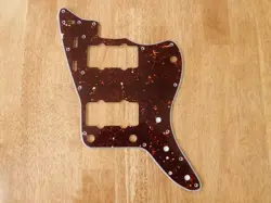 PICKGUARD BROWN TORTOISE SHELL 4 PLY FOR FENDER JAZZMASTER
