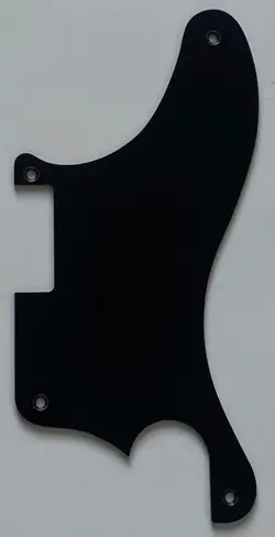FOR FIT FENDER TELE CABALLO TONO LIGERO HUMBUCKER GUITAR PICKGUARD 1 PLY BLACK