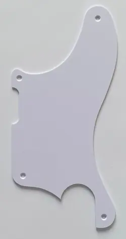 FOR FIT FENDER TELECASTER CABALLO TONO LIGERO STYLE GUITAR PICKGUARD 1 PLY WHITE
