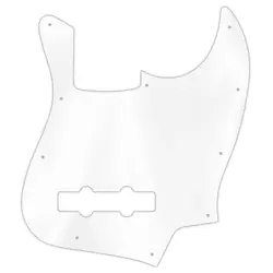 CLEAR TRANSPARENT PICKGUARD FOR FENDER JAZZ BASS USA MIM STANDARD