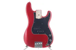FENDER NATE MENDEL PRECISION BASS BODY CANDY APPLE RED FINISH FULLY LOADED!
