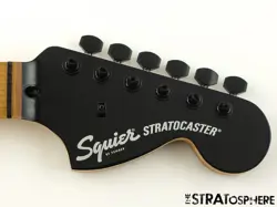FENDER SQUIER CONTEMPORARY STRATOCASTER SPECIAL STRAT NECK &TUNERS ROASTED MAPLE
