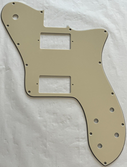 NEW GREAT- FOR FITS FENDER SQUIER TELECASTER DELUXE PAF GUITAR PICKGUARD YELLOW