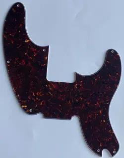 FOR FIT FENDER TELECASTER PRECISION BASS STYLE GUITAR PICKGUARD BROWN TORTOISE