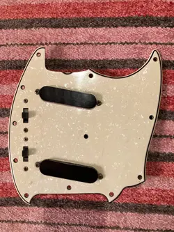 1965 VINTAGE FENDER MUSTANG LOADED PICKGUARD PICKUPS