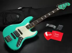 FENDER JINO SIGNATURE MODEL JAZZ BASS SEAFOAM GREEN ELECTRIC BASS GUITAR NEW