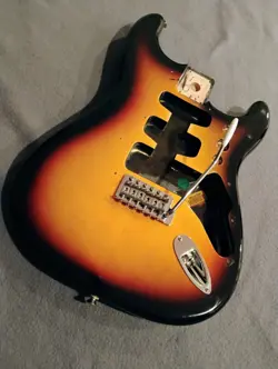 GENUINE FENDER  STANDARD STRATOCASTER GUITAR BODY AND HARDWARE 2005