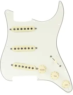 FENDER ORIGINAL '57 / '62 SSS PRE-WIRED STRATOCASTER PICKGUARD - PARCHMENT 3-PLY
