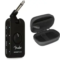 FENDER MUSTANG MICRO HEADPHONE GUITAR AMP WITH CASE