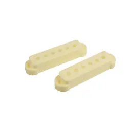 WD REPLACEMENT PICKUP COVER SET OF 2 FOR FENDER JAGUAR - ANTIQUE WHITE