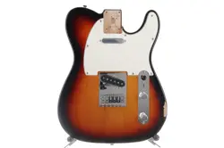 FENDER TELECASTER BODY PLAYER SERIES 3 TONE SUNBURST FULLY LOADED!