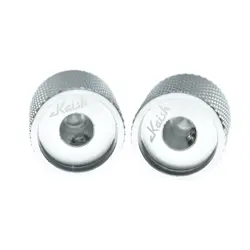 2PCS METAL GUITAR BASS KNOBS 1/4