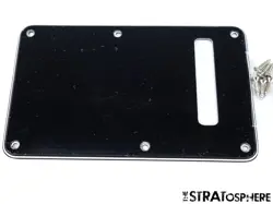 FENDER AMERICAN PERFORMER STRAT * BLACK TREMOLO BACK COVER PLATE BLK