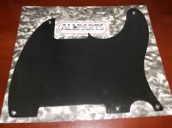 NEW - PICKGUARD FOR FENDER TELE ESQUIRE, 1-PLY - BLACK MATTE
