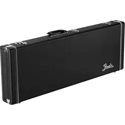 FENDER CLASSIC SERIES WOOD STRAT/TELE CASE BLACK BLACK LN