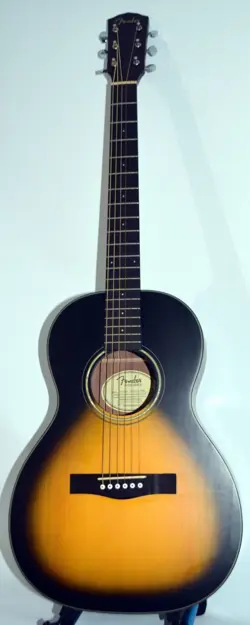 FENDER FA-100 PARLOR ACOUSTIC GUITAR GREAT CONDITION WITH CASE.