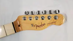 FENDER SQUIER TELECASTER GUITAR NECK W/TUNERS - EXCELLENT