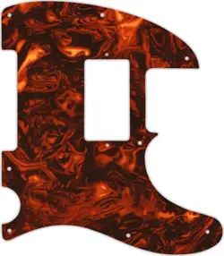 WD CUSTOM PICKGUARD FOR FENDER TELECASTER WITH HUMBUCKER #05F FAUX TORTIOSE