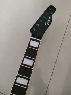 22 FRET BLACK GLOSS MAPLE ROSEWOOD GUITAR NECK INLAY FOR FENDER TELE NECK STYLE