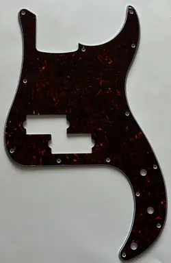 FOR FIT FENDER US STANDARD PRECISION BASS STYLE GUITAR PICKGUARD BROWN TORTOISE