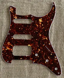 FOR 4-PLY FENDER 11 SCREW STRATOCASTER START HSS GUITAR PICKGUARD,BROWN TORTOISE