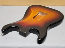 2015 FENDER AMERICAN STANDARD STRATOCASTER ALDER BODY SUNBURST USA STRAT GUITAR