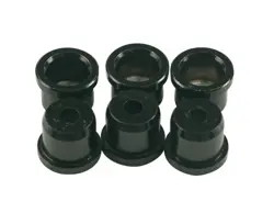 KLUSON REPLACEMENT STRING FERRULES FOR FENDER TELECASTER (SET 6) BLACK KSB115B