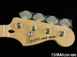 FENDER SQUIER AFFINITY JAZZ BASS NECK & TUNERS 