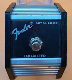 FENDER SINGLE BUTTON EQUALIZER FOOTSWITCH