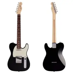 FENDER MADE IN JAPAN JUNIOR COLLECTION TELECASTER BLACK ELECTRIC GUITAR GENUINE