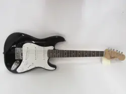 SQUIER BY FENDER MINI 6-STRING ELECTRIC GUITAR BLACK/WHITE