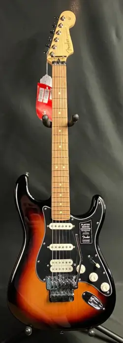 FENDER PLAYER STRATOCASTER FLOYD ROSE HSS ELECTRIC GUITAR 3-TONE SUNBURST (959)