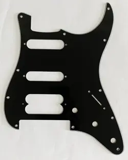 FOR FENDER PLAYER STRATOCASTER FLOYD ROSE HSS GUITAR PICKGUARD 3 PLY BLACK