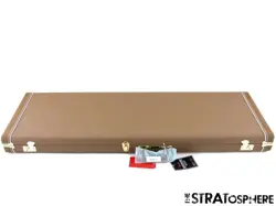 AMERICAN FENDER JAZZ BASS BROWN HARDSHELL CASE, FOR JACO PASTORIUS