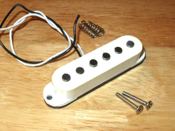FENDER 1996 MIJ WHITE SINGLE COIL 57/62 REISSUE STRATOCASTER NECK PICKUP JAPAN