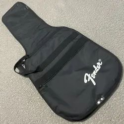 FENDER PADDED ELECTRIC GUITAR CARRY CASE GIG BAG BLACK SOFT SHELL