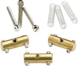 FENDER PURE VINTAGE '52 TELECASTER SADDLE KIT - BRASS