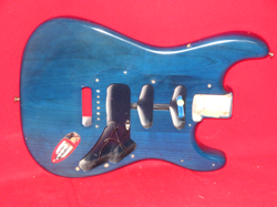 FENDER 2003 USA TRANSPARENT BLUE AMERICAN HIGHWAY 1 STRATOCASTER BODY ONE