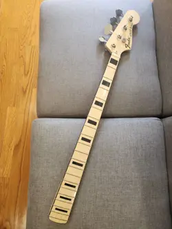 2023 FENDER MIM GEDDY LEE JAZZ BASS NECK & TUNERS HIPSHOT DROP D