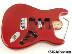 FENDER AMERICAN ULTRA II STRATOCASTER STRAT BODY & HARDWARE, USA SINISTER RED