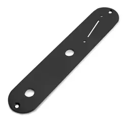 TRUE CUSTOM SHOP BLACK SLANTED SWITCH CONTROL PLATE FOR FENDER TELE