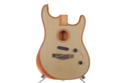 FENDER AMERICAN ACOUSTASONIC STRATOCASTER BODY SONIC BLUE MISSING ELECTRONICS